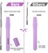 14 Sizes Crochet Hooks for Arthritic Hands, 43 Pcs Ergonomic Crochet Hook Set with Case, Extra Long Soft Grip Crochet Needles 2Mm(B)-10Mm(N)